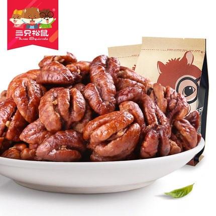 三只松鼠】山核桃仁155g 正宗临安山核桃嚼一下齿颊留香