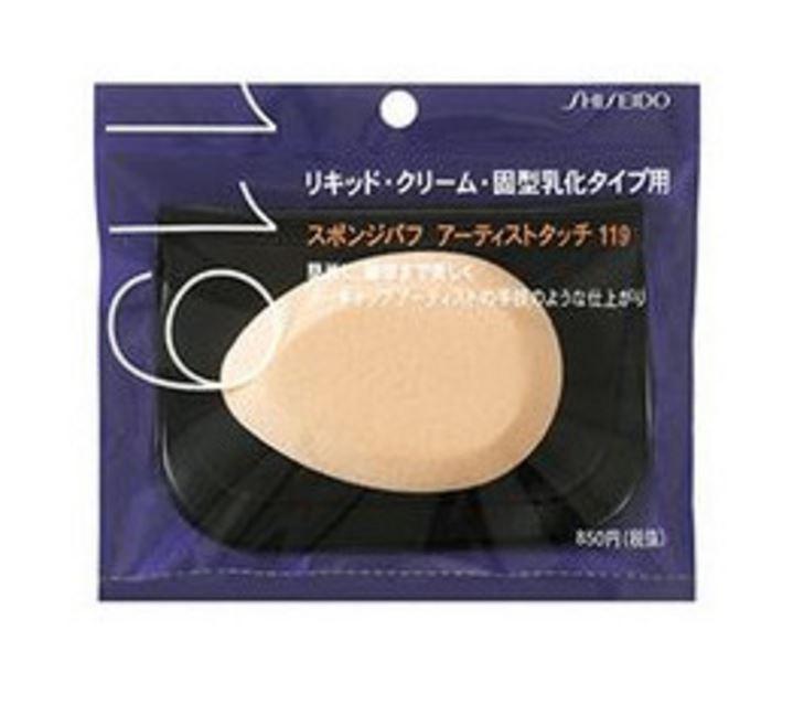 Shiseido资生堂】 119型粉底液专用粉扑附赠收纳袋