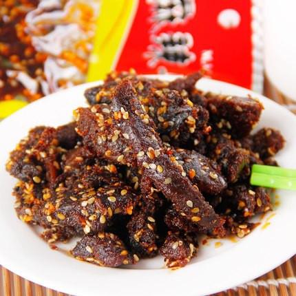 風乾牛肉　マーラー　6個セット 牛浪汉】麻辣牛肉干60g*3袋美国牛肉干