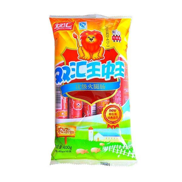 【双汇食品】双汇王中王 优级火腿肠（40g*10支）-火腿肠-双汇食品-美国零食网