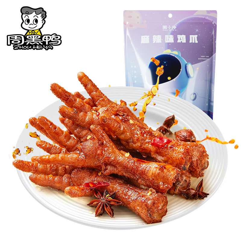 【美国周黑鸭 周小伴】 无甲卤虎皮凤爪 鸡爪 160g 麻辣零食