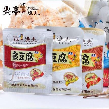 【炎亭渔夫】鱼豆腐 蟹香/烧烤/香辣味 15g-鱼豆腐-炎亭渔夫-美国零食网