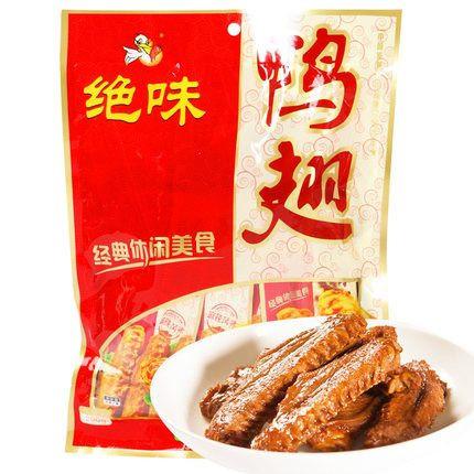 【绝味鸭脖】麻辣鸭翅200g-鸭翅-绝味鸭脖-美国零食网