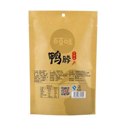 【百草味】甜辣鸭脖170g-鸭脖-百草味-美国零食网