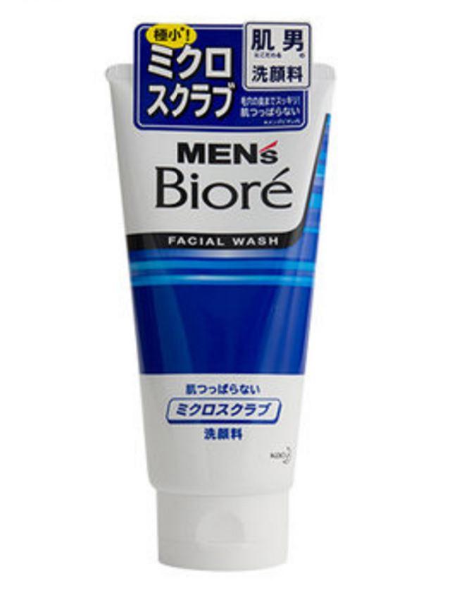 花王Biore碧柔 男士双层清洁洗面奶深蓝 130g - 一本 | Yibenbuy.com