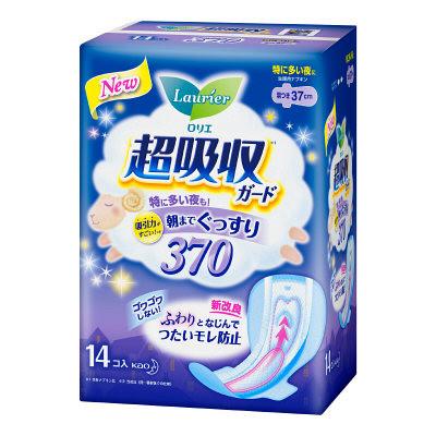 LAURIER 夜用护翼2倍超吸收卫生巾37cm*14片 - 一本 | Yibenbuy.com