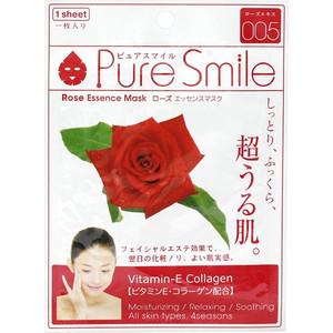 Pure Smile 美白玫瑰面膜 1枚入 - 一本 | Yibenbuy.com