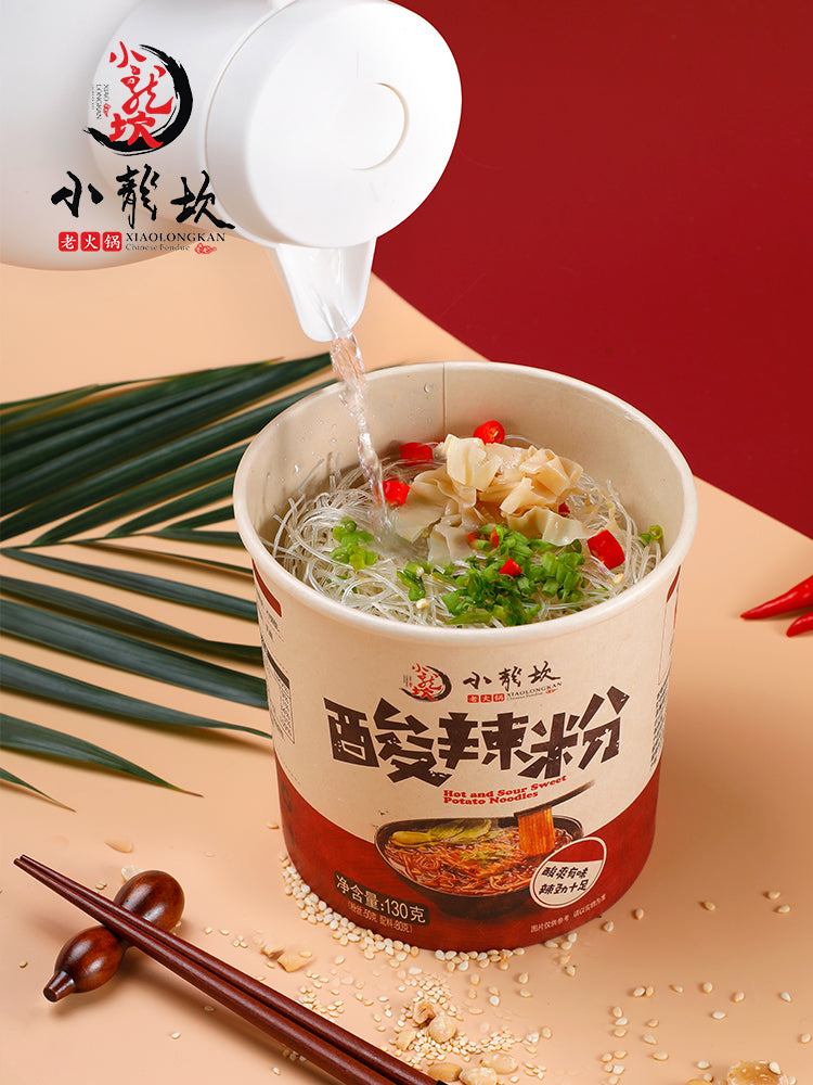 【小龙坎】酸辣粉桶装重庆红薯粉丝粉条麻辣速食方便粉丝桶装