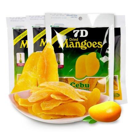 【菲律宾Cebu】7D芒果干100g*4袋 菲律宾进口 非常好吃的芒果干 1包不过瘾！-芒果干-宿雾-美国零食网