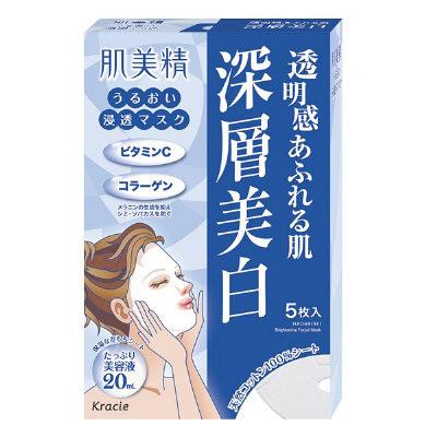 肌美精 深层美白面膜 5枚入 - 一本 | Yibenbuy.com