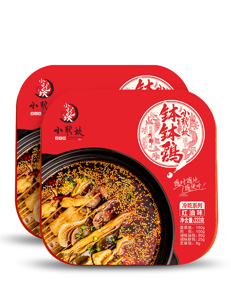 【小龙坎旗舰店】小龙坎红油钵钵鸡333g 四川熟食乐山网红小吃懒人小火锅速食