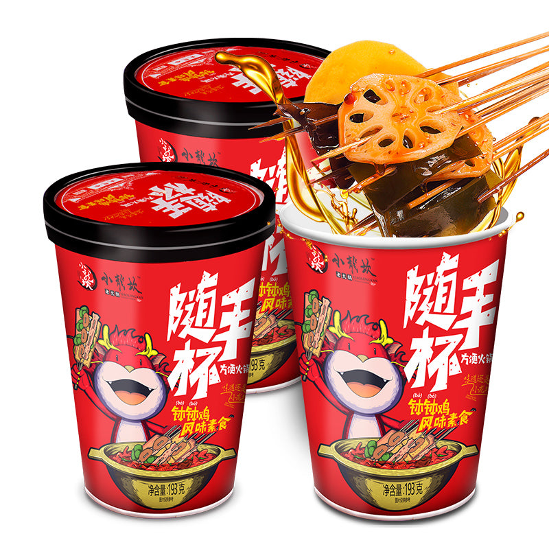 【小龙坎旗舰店】小龙坎随手杯 素食冷吃钵钵鸡熟食方便懒人速食四川网红火锅特产
