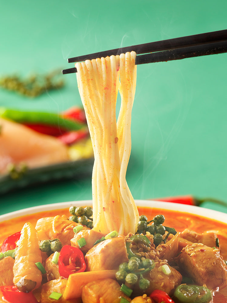 【拉面说旗舰店】拉面说蜀味麻辣藤椒鸡速食方便非油炸拉面1人份273g/盒