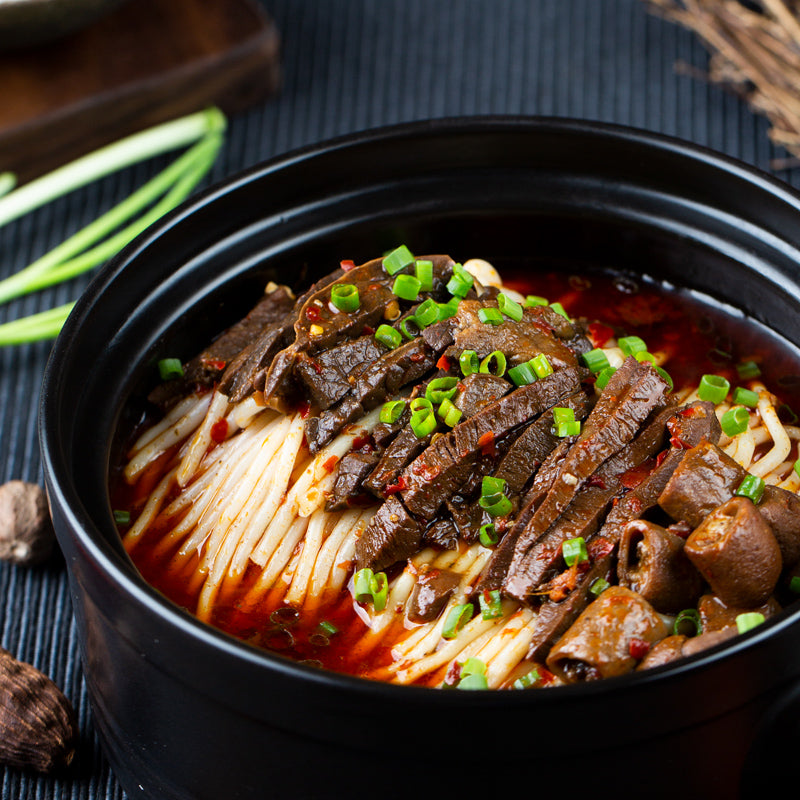 【霸蛮旗舰店】小鲜肉版香辣牛杂粉3份装 湖南常德米粉 速食速煮 伏牛堂