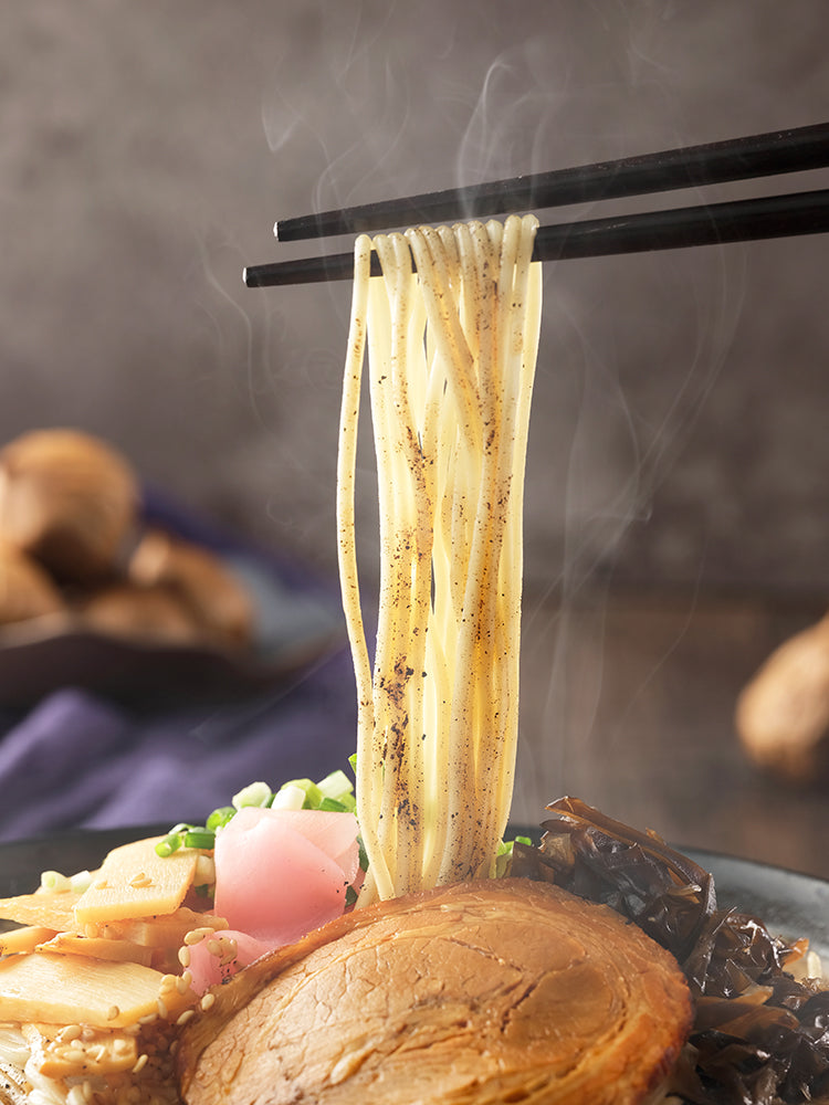 【拉面说】拉面说和风日式黑麻油豚骨面条速食方便面拉面非油炸1人份装200g