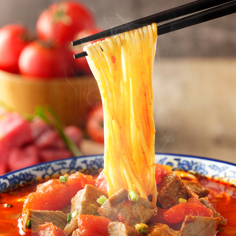 【拉面说旗舰店】拉面说苗家酸汤牛肉拉面方便速食非油炸拉面1盒装270g/盒