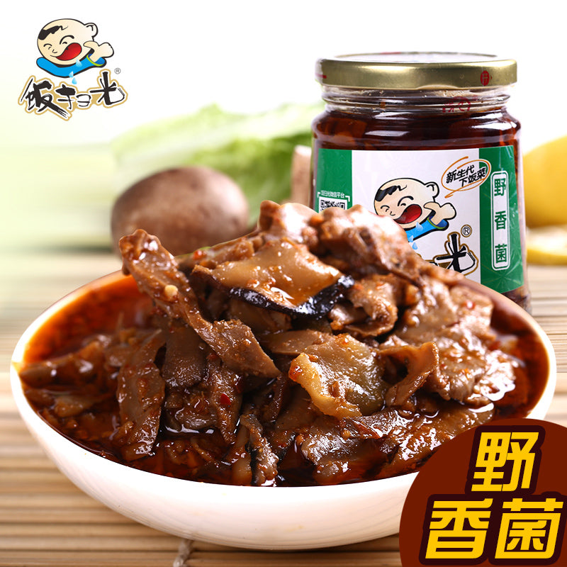 【饭扫光旗舰店】饭扫光280g*1金针菇香菌爽脆木耳野竹笋下饭菜酱菜泡菜拌面拌饭酱泡椒咸菜酸菜佐餐