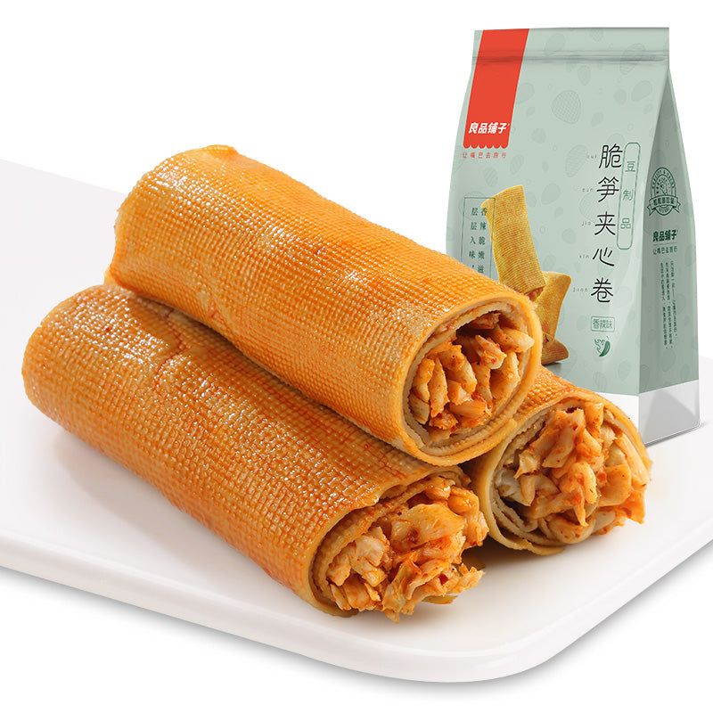 【良品铺子旗舰店】良品铺子香菇脆笋夹心卷200g脆笋夹心豆干豆皮豆腐卷零食休闲食品