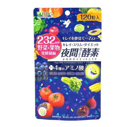 日本医食同源 夜间酵素 232种果蔬酵素颗粒 isdg120粒酵素 - 一本 | Yibenbuy.com