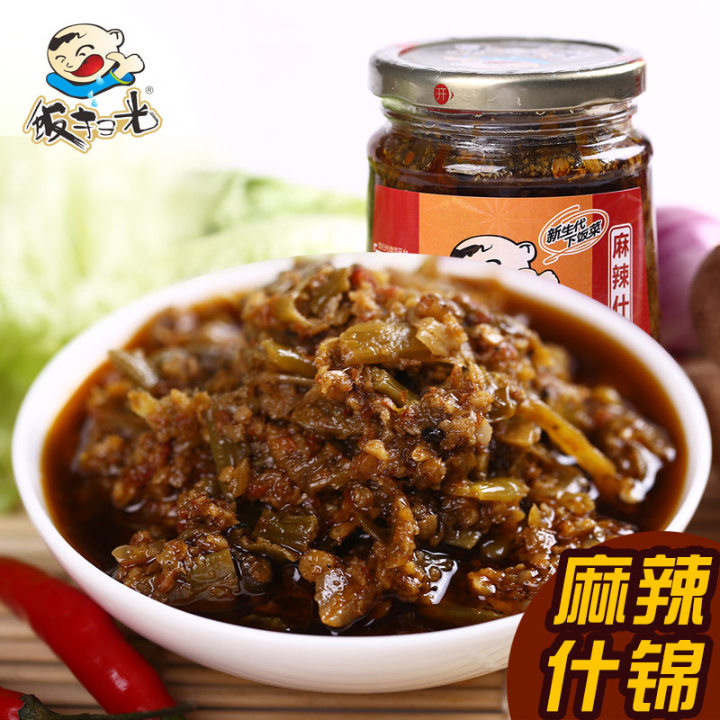 【饭扫光旗舰店】饭扫光280g*1金针菇香菌爽脆木耳野竹笋下饭菜酱菜泡菜拌面拌饭酱泡椒咸菜酸菜佐餐