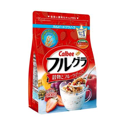 Calbee 水果颗粒谷物冲饮麦片 800g - 一本 | Yibenbuy.com