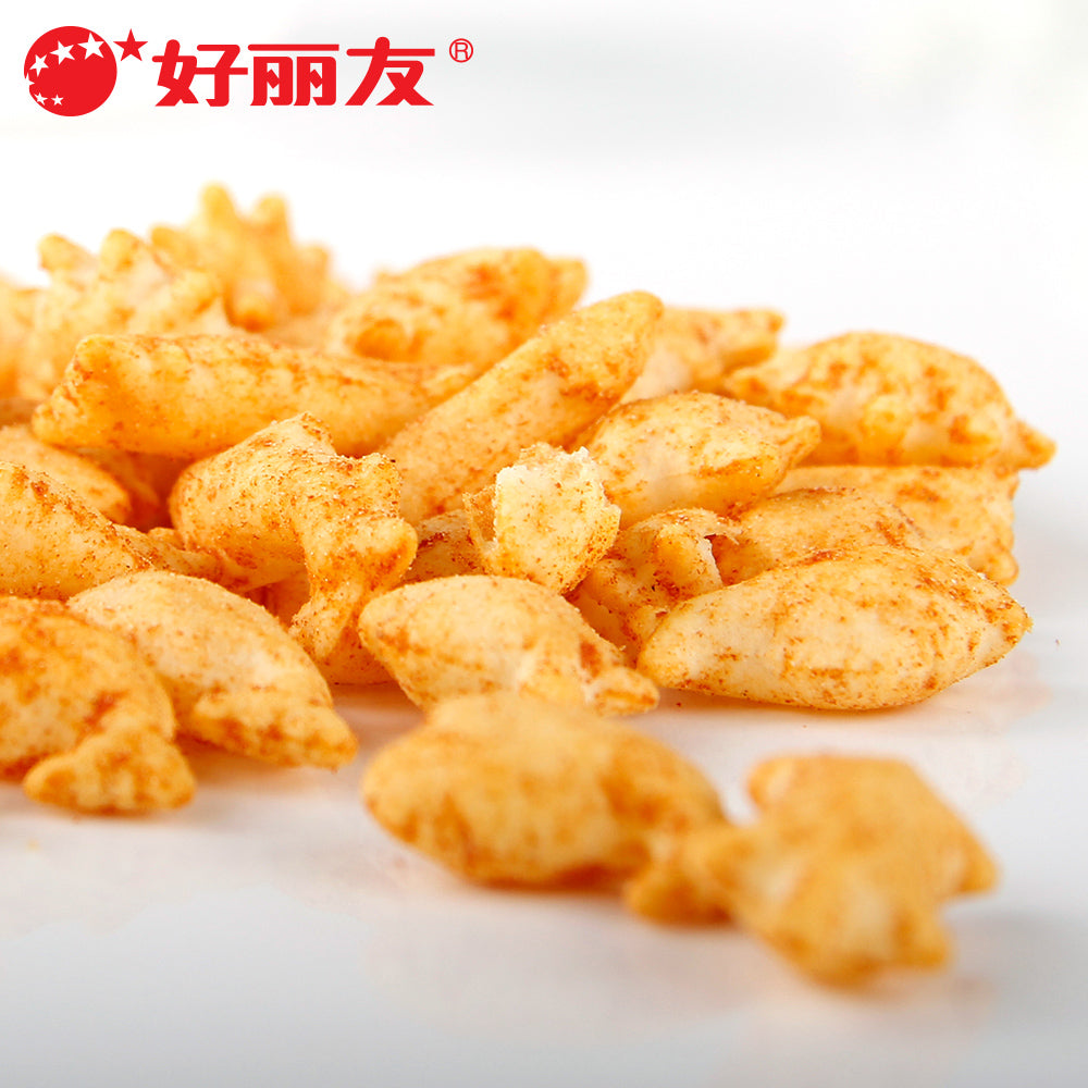 【好丽友】好多鱼浓香茄汁味饼干33g 膨化非油炸鱼形饼干 休闲零食品 官方正品 日期新鲜 儿童零食 可爱好吃-饼干-好丽友-美国零食网