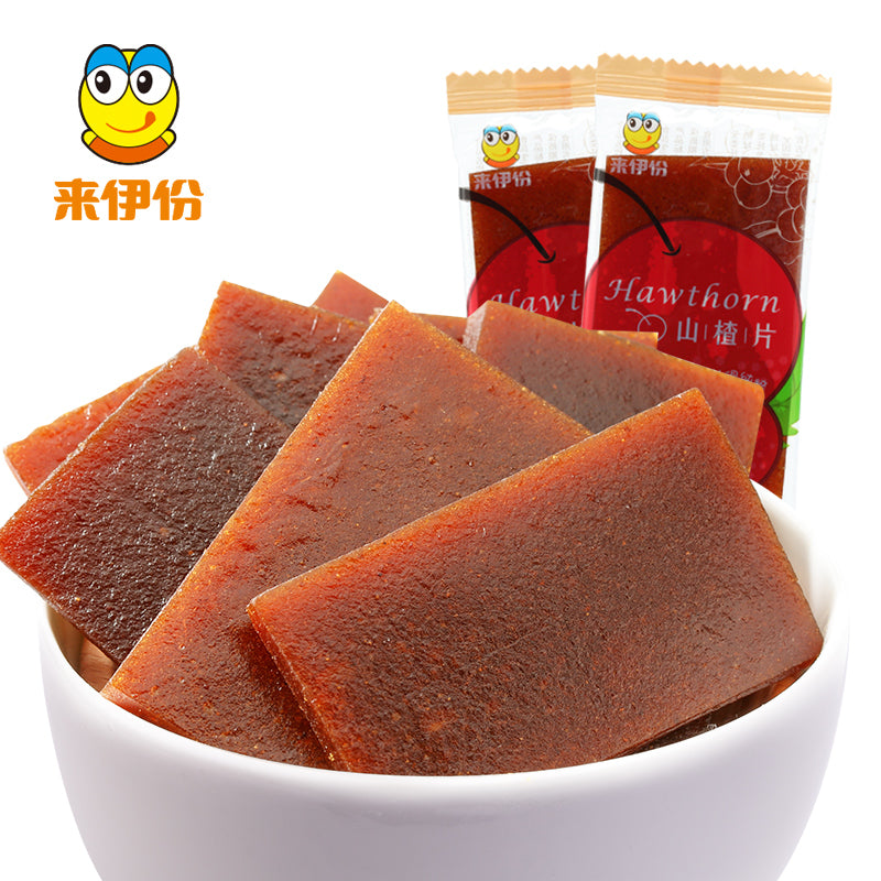 【来伊份旗舰店】来伊份山楂片255g*2山楂糕山楂卷蜜饯果脯休闲小零食山楂制品