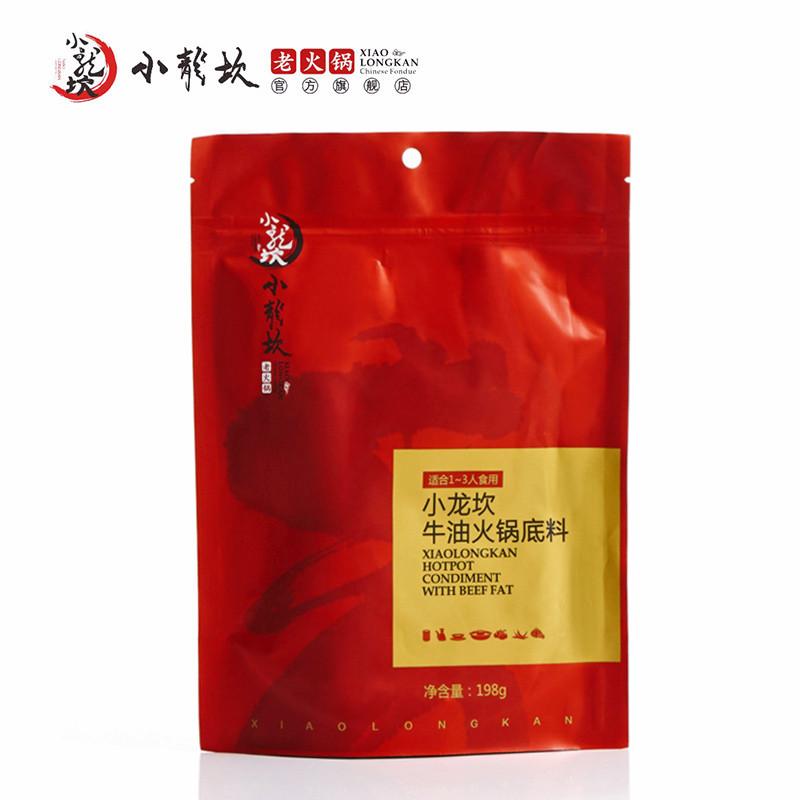 【小龙坎】小龙坎牛油火锅底料麻辣正宗重庆四川特产麻辣烫调料老火锅198g 小龙坎牛油火锅底料 1-3人食用-小龙坎-美国零食网