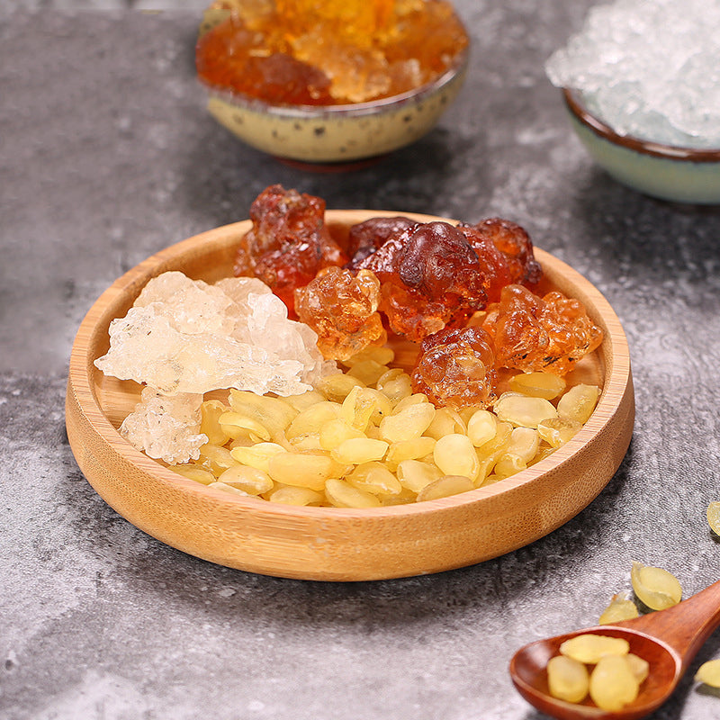 【谢宴谢记旗舰店】特级天然野生桃胶皂角米雪燕组合160g谢宴谢记谢怡一级食用桃树胶