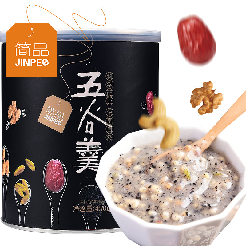 【简品110】五谷羹坚果水果五谷杂粮核桃杂粮粉冲泡即食早餐杭州特产藕粉羹 最新日期 懒人的早餐福利