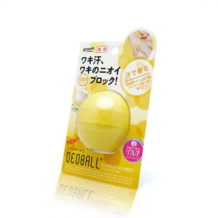 ROHTO乐敦 腋下止汗球除臭止汗膏 去汗味狐臭异味 柑橘果香 15g - 一本 | Yibenbuy.com