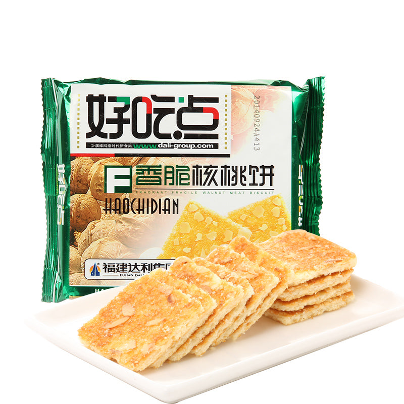 【好吃点】好吃点香脆杏仁饼办公室休闲零食下午茶点心108g代餐饼干早餐食品 口感酥脆，清香四溢-饼干-好吃点-美国零食网