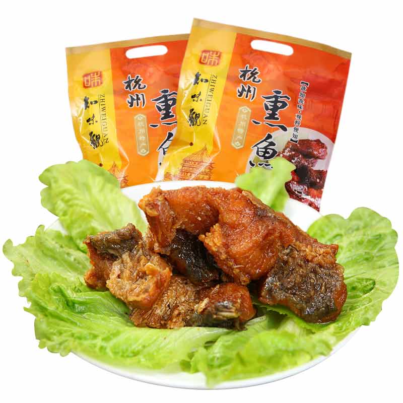 【知味观】知味观杭州熏鱼 酥鱼爆鱼下酒菜即食菜浙江特产卤味熟食真空包装 肉质鲜嫩熏烤工艺家庭菜肴杭州特产 知味观 200g