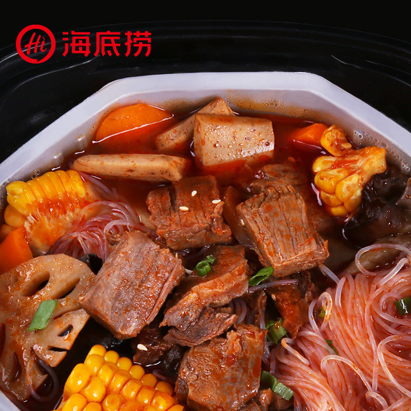【海底捞旗舰店】海底捞 番茄牛腩懒人自煮自热火锅 方便速食即食小火锅2盒装 新品尝鲜 懒人自煮 方便 酸爽可口  365g/盒