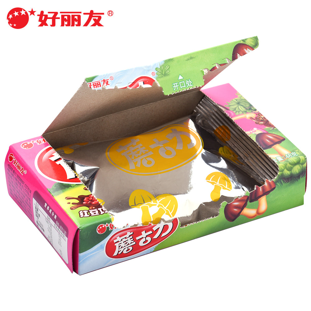 【好丽友】蘑古力三连包144g 儿童休闲食品蘑菇小饼干宝贝零食 官方正品 蘑菇小饼干 萌萌哒 儿童食品-饼干-好丽友-美国零食网