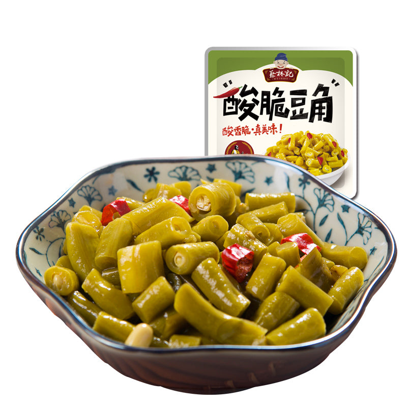 【蔡林记旗舰店】蔡林记酸豆角热干面调料拌面酸豇豆红油豆角批发30g*5包 热干面搭档 酸脆爽口