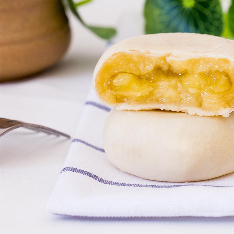 【UK】菠萝饼300g广东特产零食菠萝风味休闲食品小吃零食传统糕点早餐 皮薄馅足 健康美味 好吃不贵-菠萝饼-UK-美国零食网