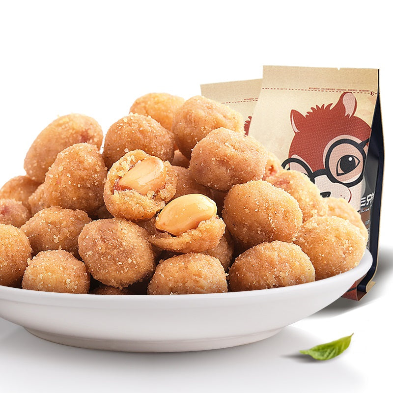 【三只松鼠_多味花生205g】休闲零食特产炒货花生米办公室