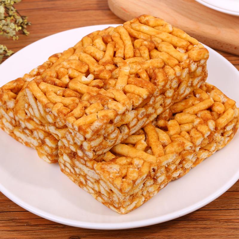 【麦得隆】萨琪玛800g零食特色糕点小吃茶点沙琪玛年货礼盒 一般的3倍大 更大个有口福-沙琪玛-麦得隆-美国零食网