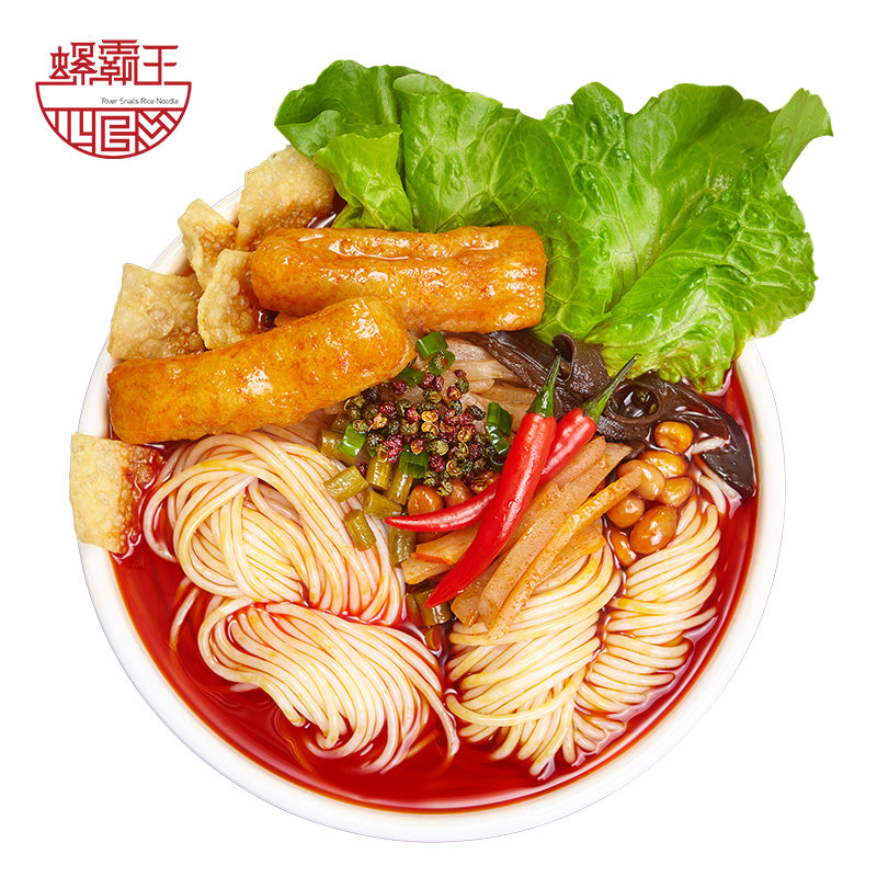 【螺霸王食品旗舰店】螺霸王螺蛳粉麻辣味315G正宗广西柳州特产螺狮粉方便面水煮米线