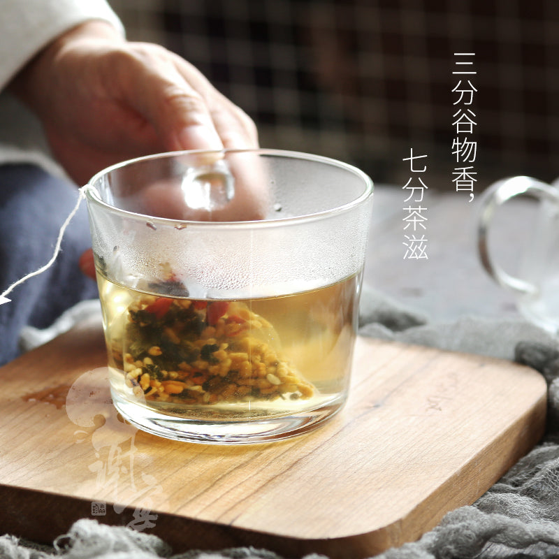 【谢宴谢记谢怡旗舰店】谢宴谷香黑豆茶 花草茶组合玄米茶代用茶养生茶饮 茶包设计10小包