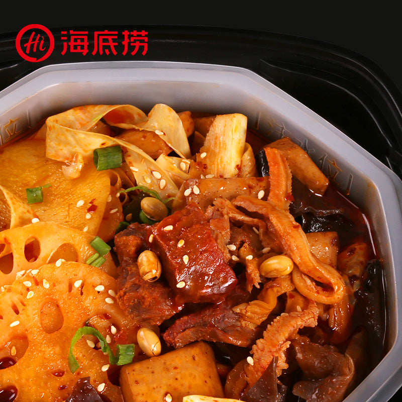【海底捞旗舰店】海底捞牛油麻辣脆爽牛肚懒人自煮自热火锅方便速食小火锅2盒装 新品尝鲜 懒人自煮 牛油 方便 770g