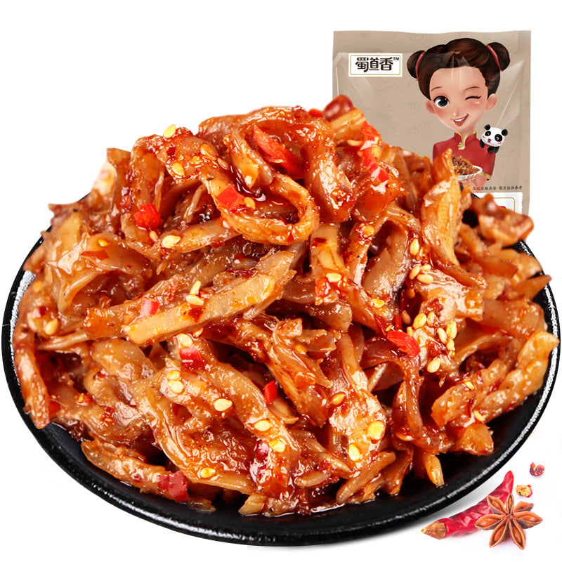 【蜀道香食品旗舰店】麻辣猪脆骨306g 四川香辣休闲小吃独立小包装