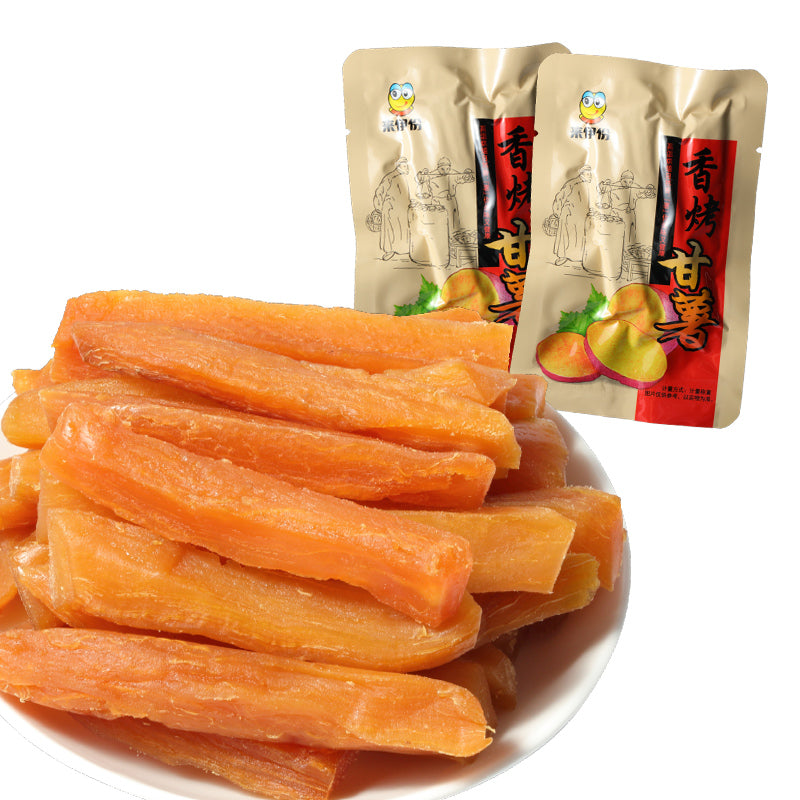 【来伊份旗舰店】来伊份香烤甘薯260gx2薯类制品干薯条红薯条地瓜干零食小吃来一份