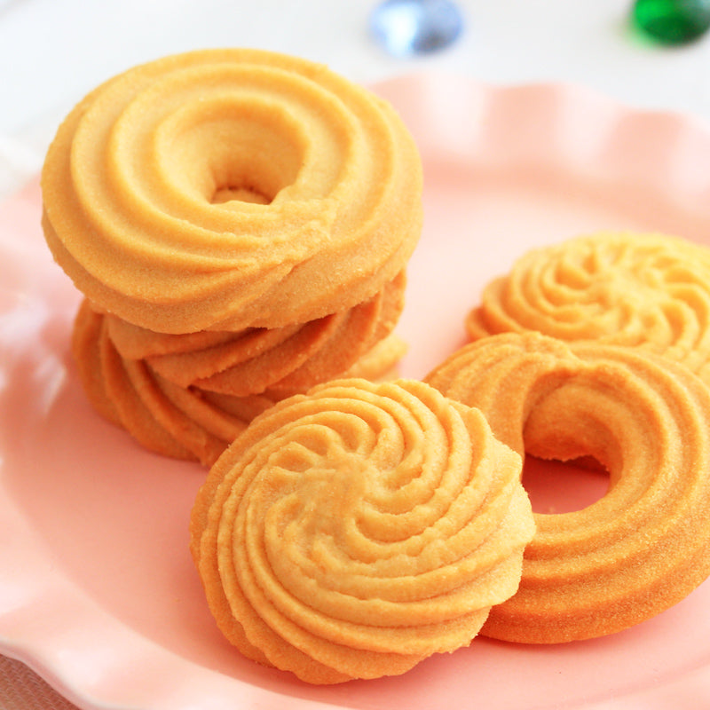 【三只松鼠旗舰店】三只松鼠_丹麦风味曲奇100gX2罐休闲零食饼干糕点办公室
