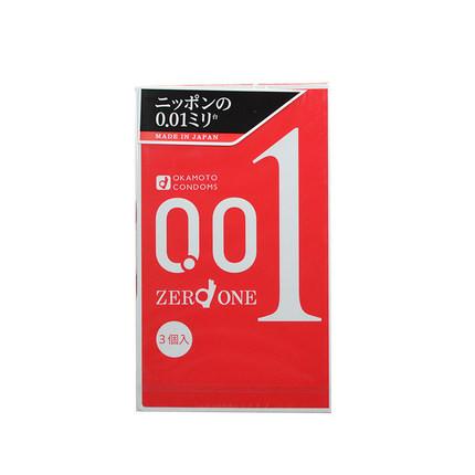 冈本 001超薄安全套避孕套 3只装 - 一本 | Yibenbuy.com