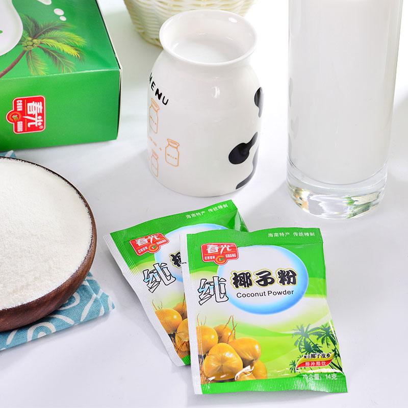 【春光食品】海南特产 冲调 东郊椰子为原料 纯椰子粉392g*2 原味-椰子粉-春光食品-美国零食网