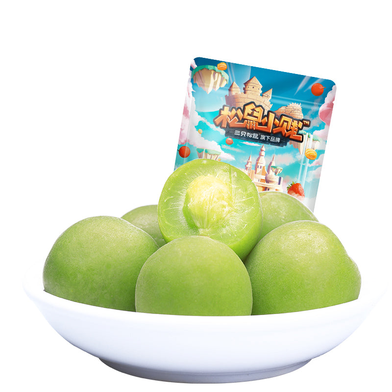 【三只松鼠_爽脆青梅180gx1袋】休闲零食果干蜜饯果脯青梅 美味新品汇