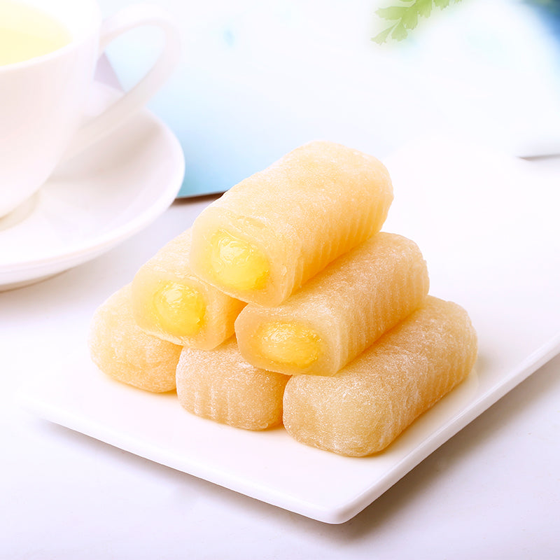 【百草味-榴莲麻薯210gx2袋】特产糕点小吃美食 休闲零食食品点心