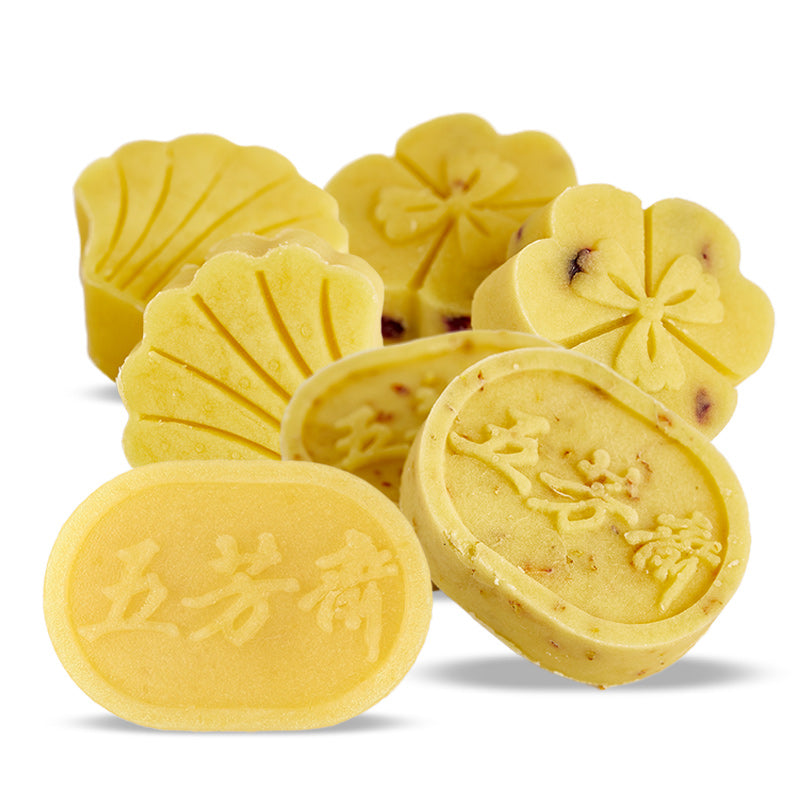 【五芳斋官方旗舰店】五芳斋绿豆糕礼盒装食品 传统点心冰糕点小吃杭州特产零食绿豆饼